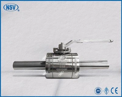 Falf Ball Inconel 625 Gyda Nipples 100mm